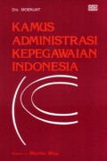 Kamus Administrasi Kepegawaian Indonesia