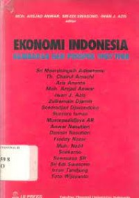 Image of Ekonomi indonesia : gambaran dan prospek 1987/1988